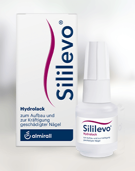 Sililevo Nagellack Produktpackung Hintergrund